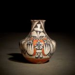 An Acoma polychrome jar, Circa 1910