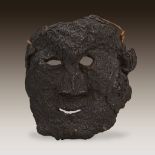 A Nepalese ritual lingzhi fungus mask,