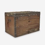 A Louis Vuitton monogrammed canvas trunk, circa 1900