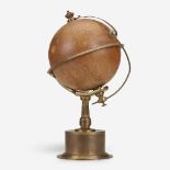 An Edwardian Empire globe clock, Smith & Sons, Ltd., early 20th century