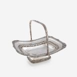 A George III sterling silver cake basket, Rebecca Emes & Edward Barnard I, London, 1804