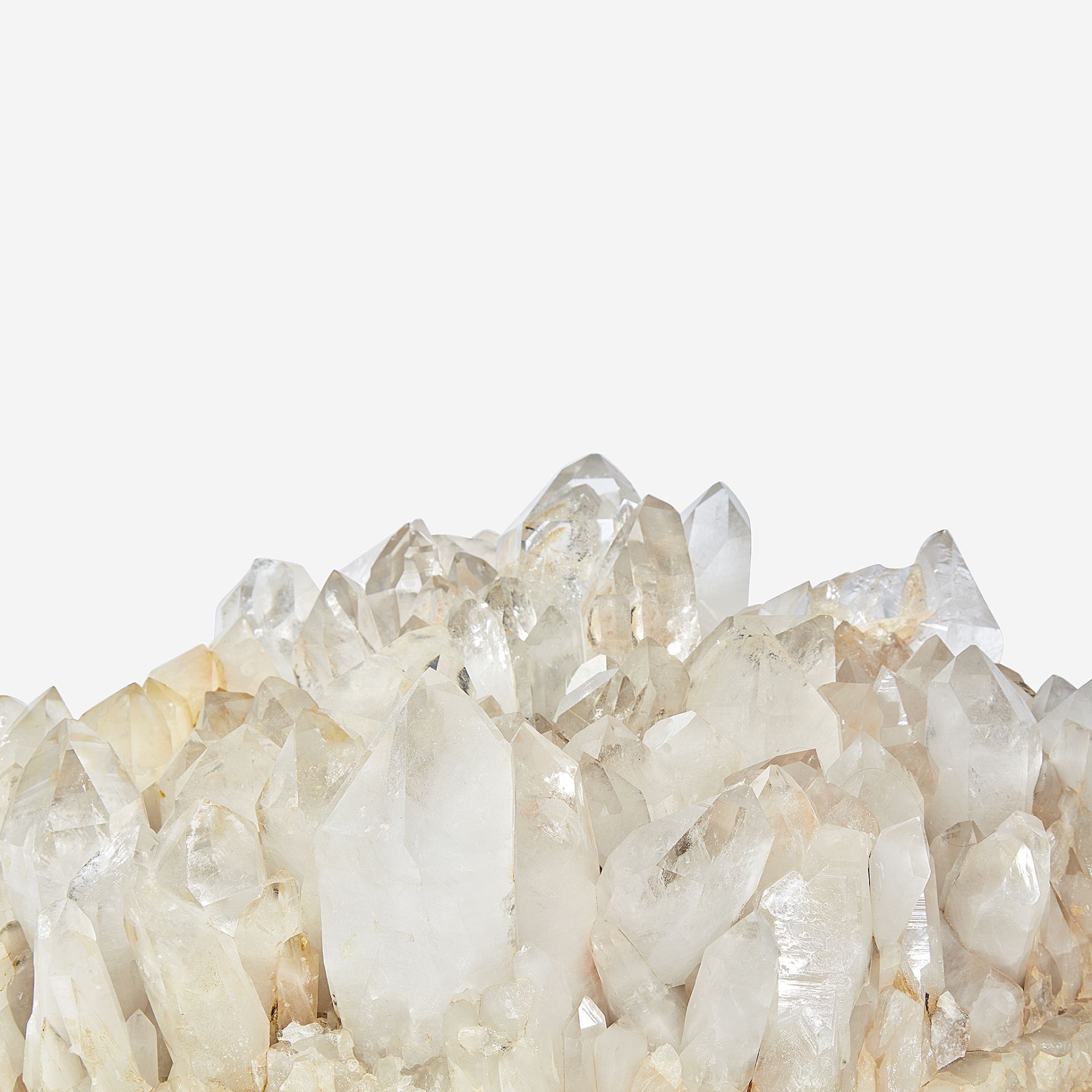 A large quartz crystal group, - Bild 3 aus 3