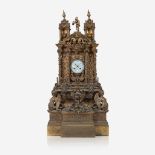 An impressive Napoleon III Renaissance Revival gilt-bronze mantel clock, Henri Picard (French, 1840-