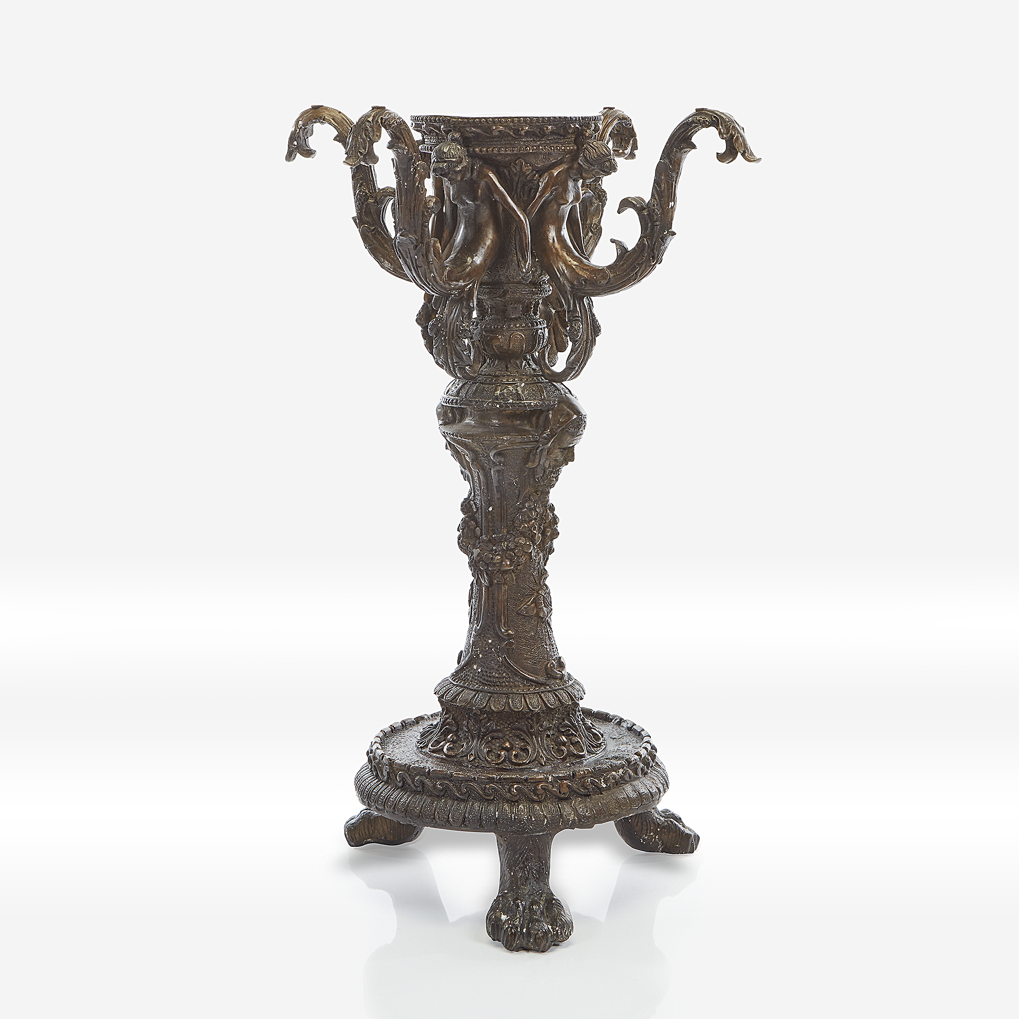 A Napoleon III cast bronze table base, Late 19th century - Bild 2 aus 2