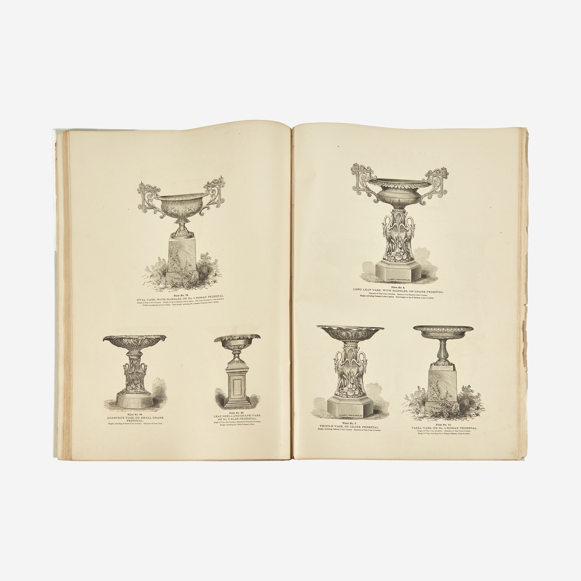 A Rare Nineteenth-Century Iron Works Studio Catalogue - Image 8 of 8