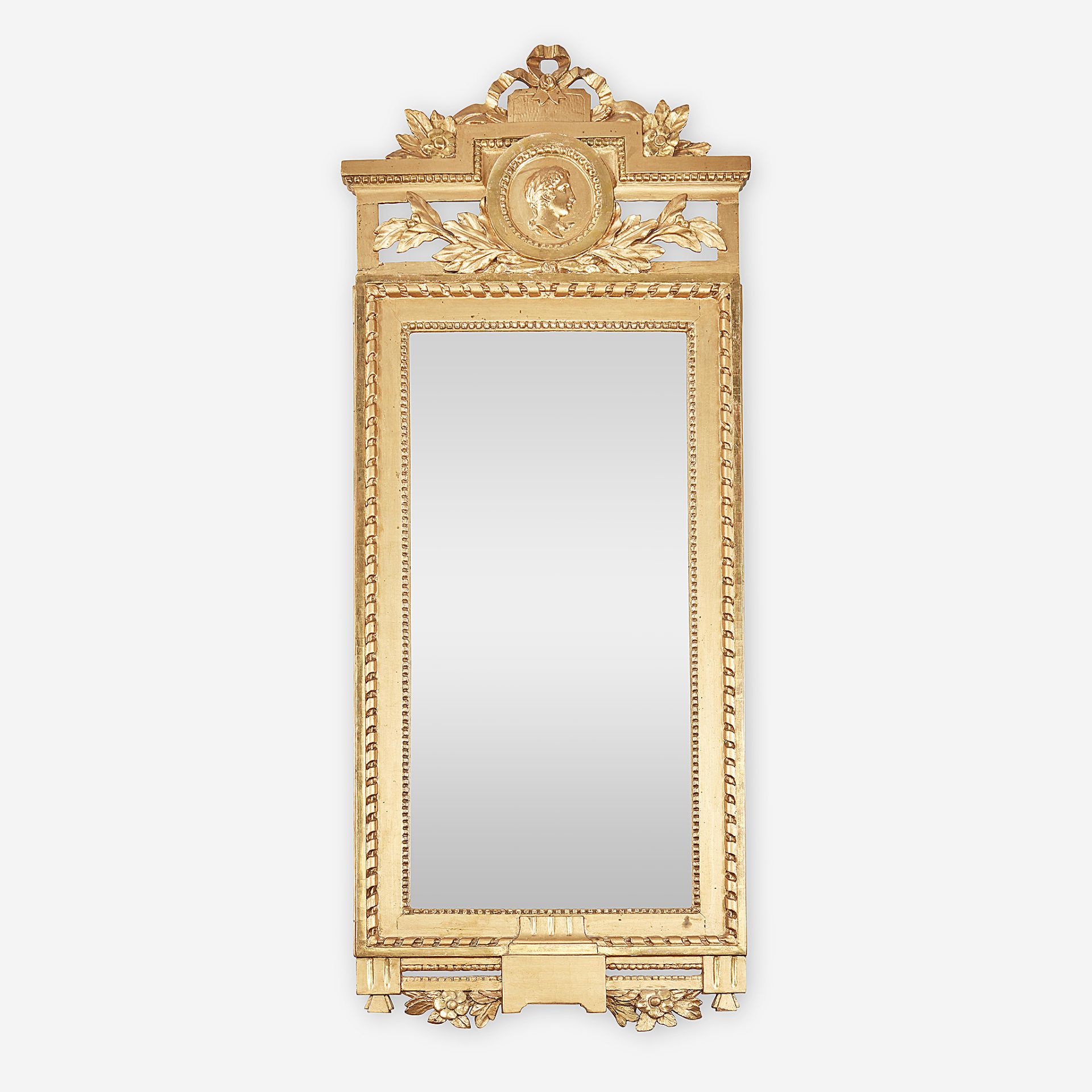 A Swedish Neoclassical giltwood pier mirror, Circa 1800