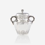An American sterling silver Aesthetic Movement covered vase, J.C. Moore & Son for Tiffany & Co., New