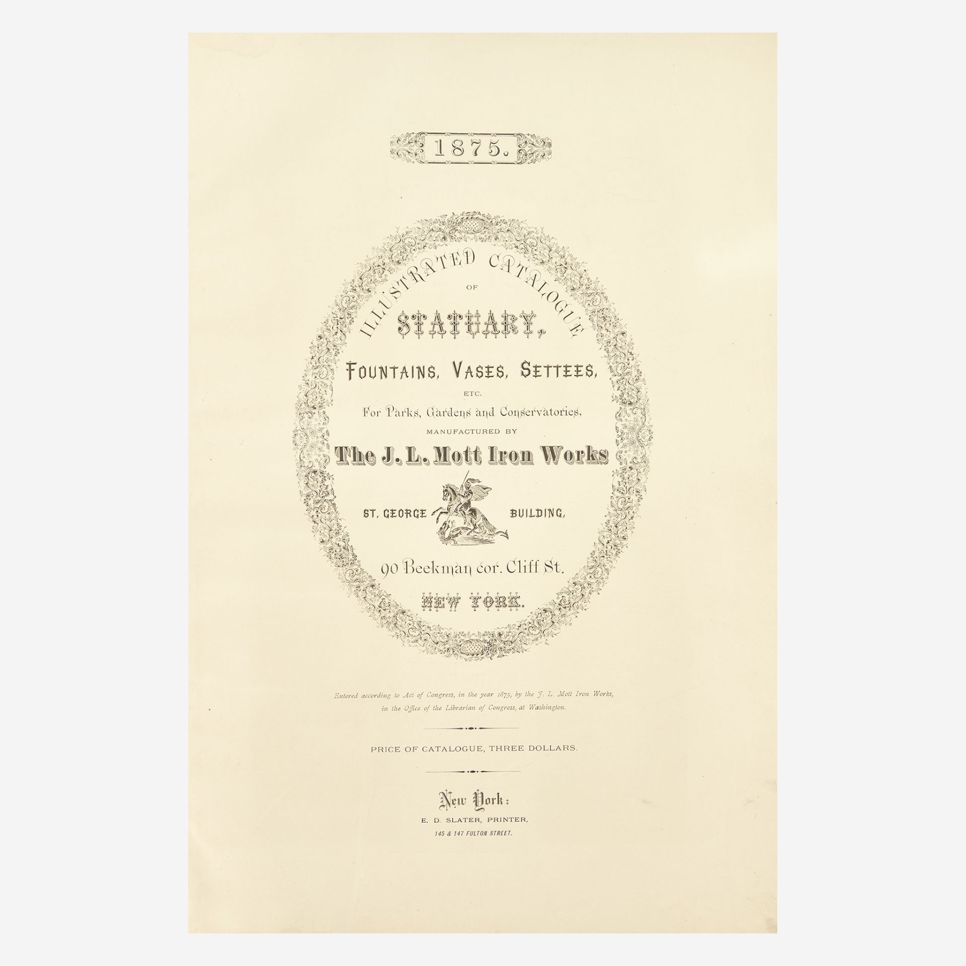 A Rare Nineteenth-Century Iron Works Studio Catalogue - Image 2 of 8