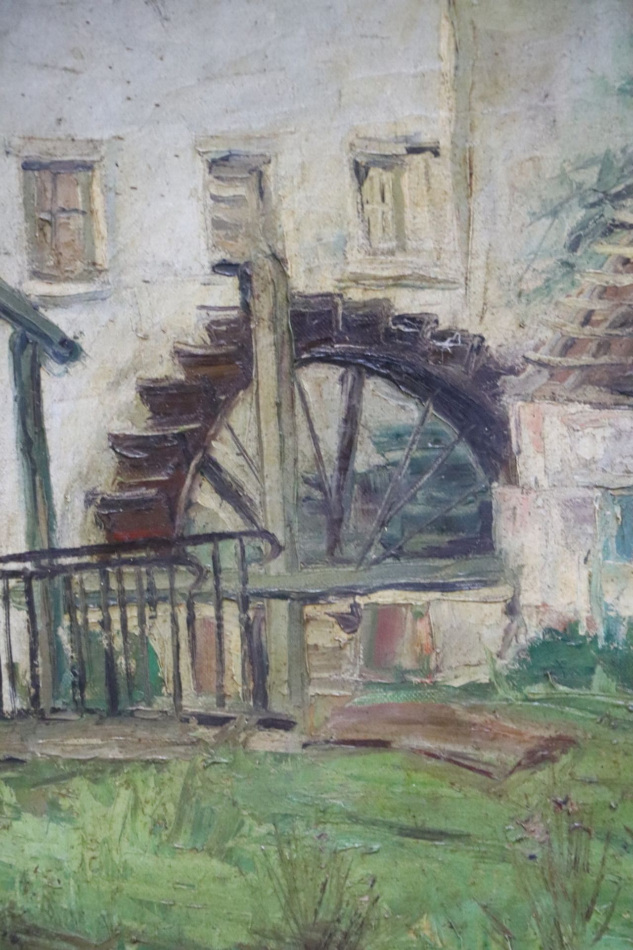Charles KVAPIL (1884-1957). Le Moulin. Huile sur toile. Signée en bas à [...] - Image 3 of 7