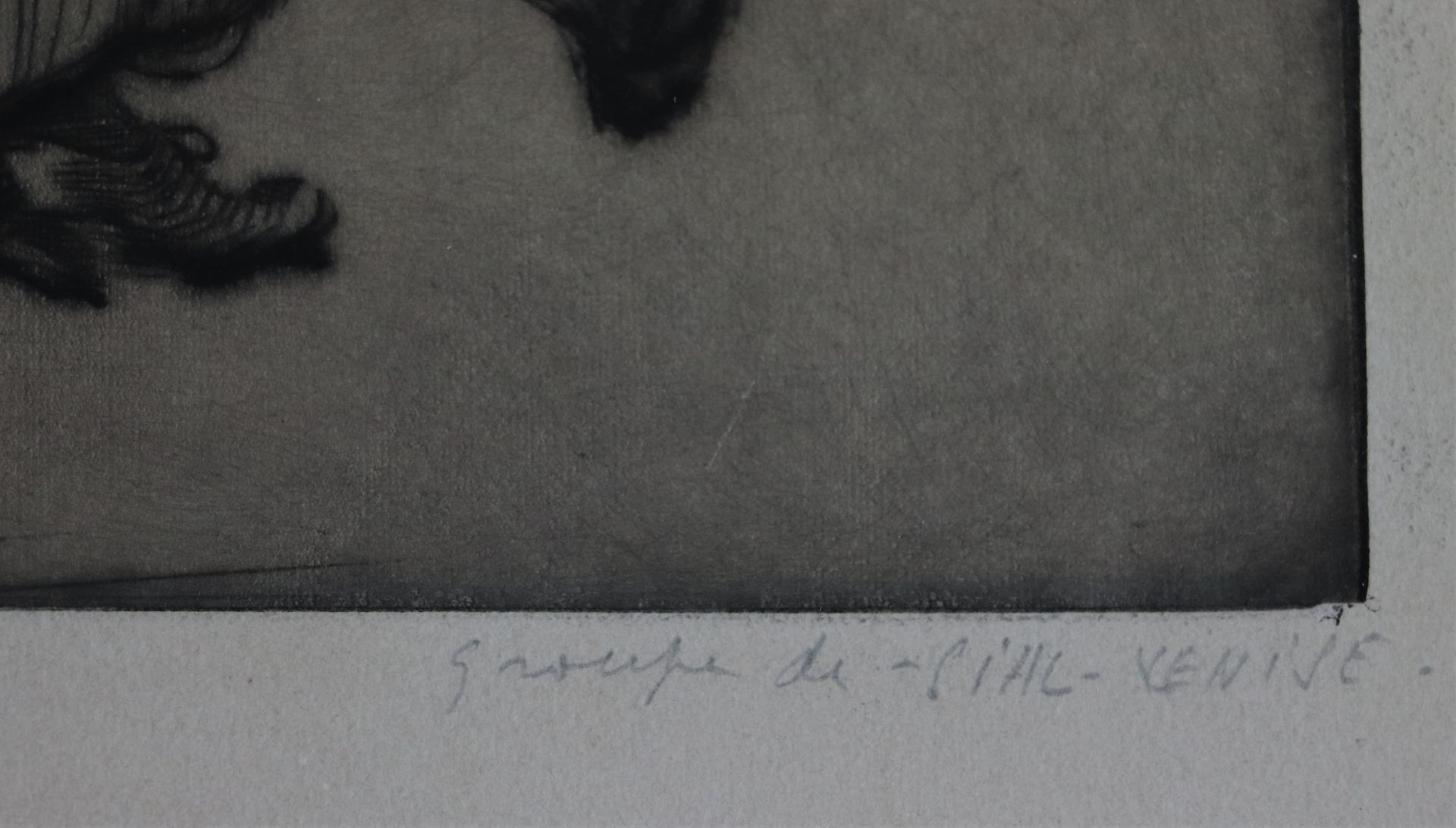 Edgar CHAHINE (1874-1947). Groupe de Siahl, Venise. Pointe sèche signée en bas à [...] - Image 6 of 12