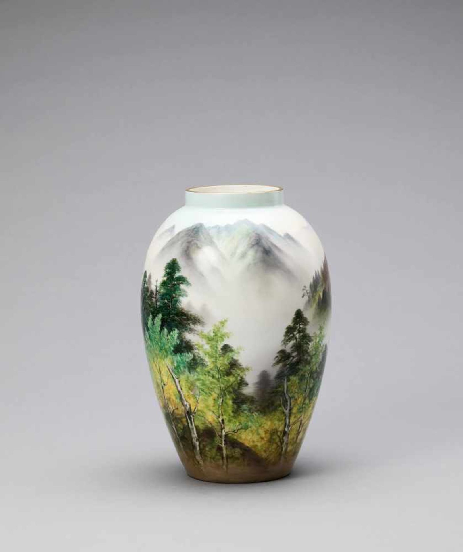 A JAPANESE NORITAKE PORCELAIN VASE - Bild 3 aus 7