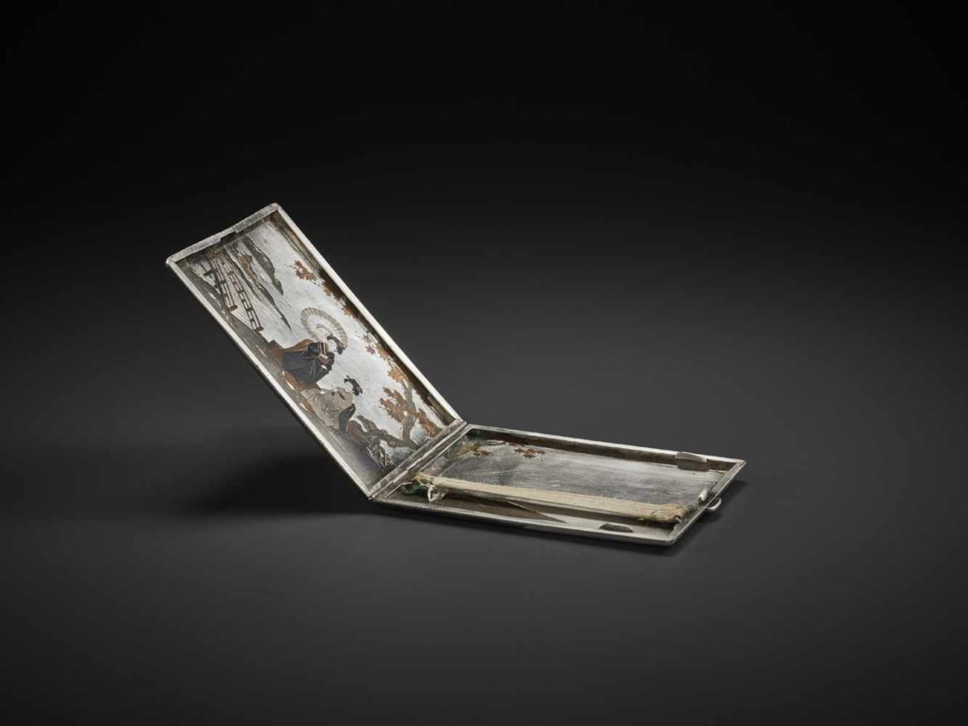 ICHIEI: A SILVER CIGARETTE CASE - Image 7 of 7