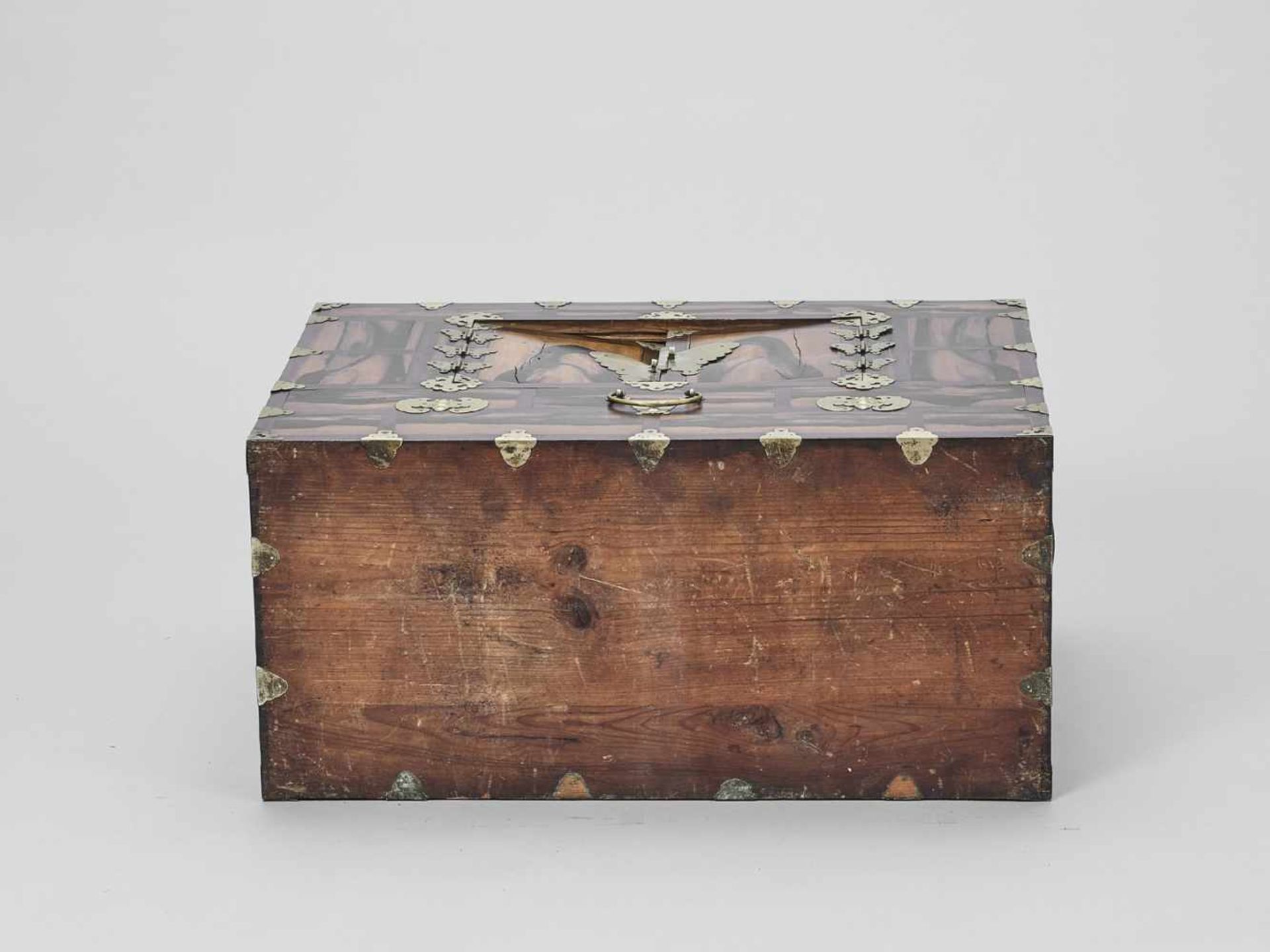 A KOREAN PORTABLE ‘DOUBLE ’ CABINET, LATE 19th CENTURY <br - Image 6 of 7