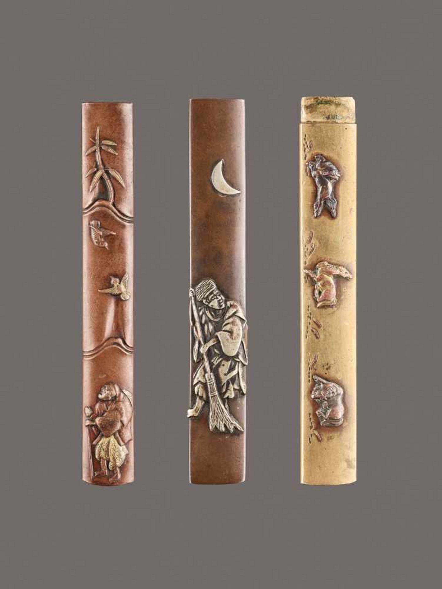 THREE COPPER KOZUKA