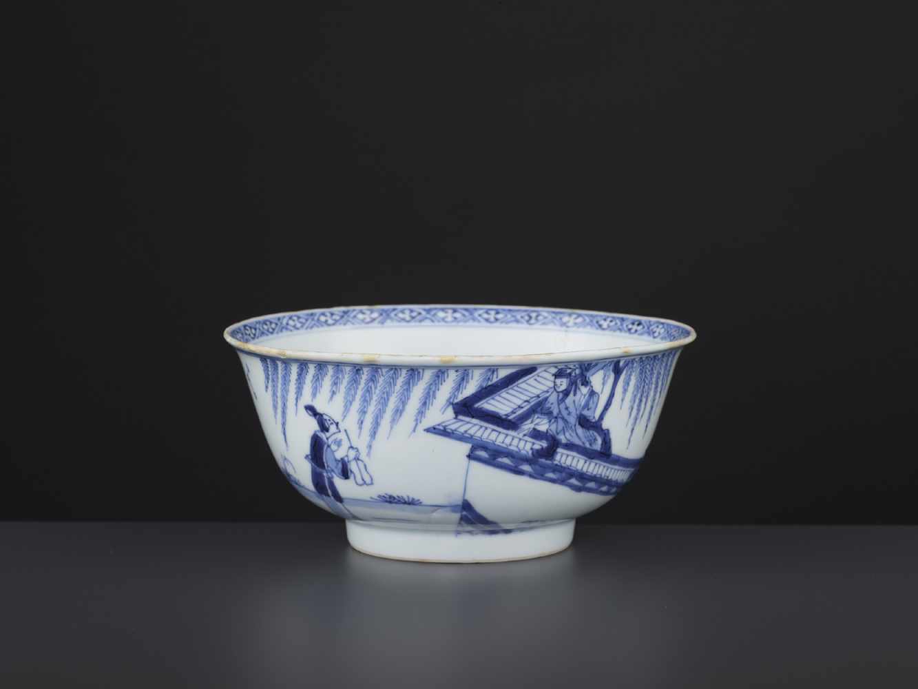 A BLUE & WHITE BOWL, KANGXI