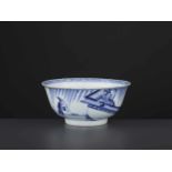 A BLUE & WHITE BOWL, KANGXI