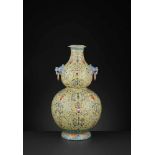 A DOUBLE GOURD VASE, HULUPING, REPUBLIC