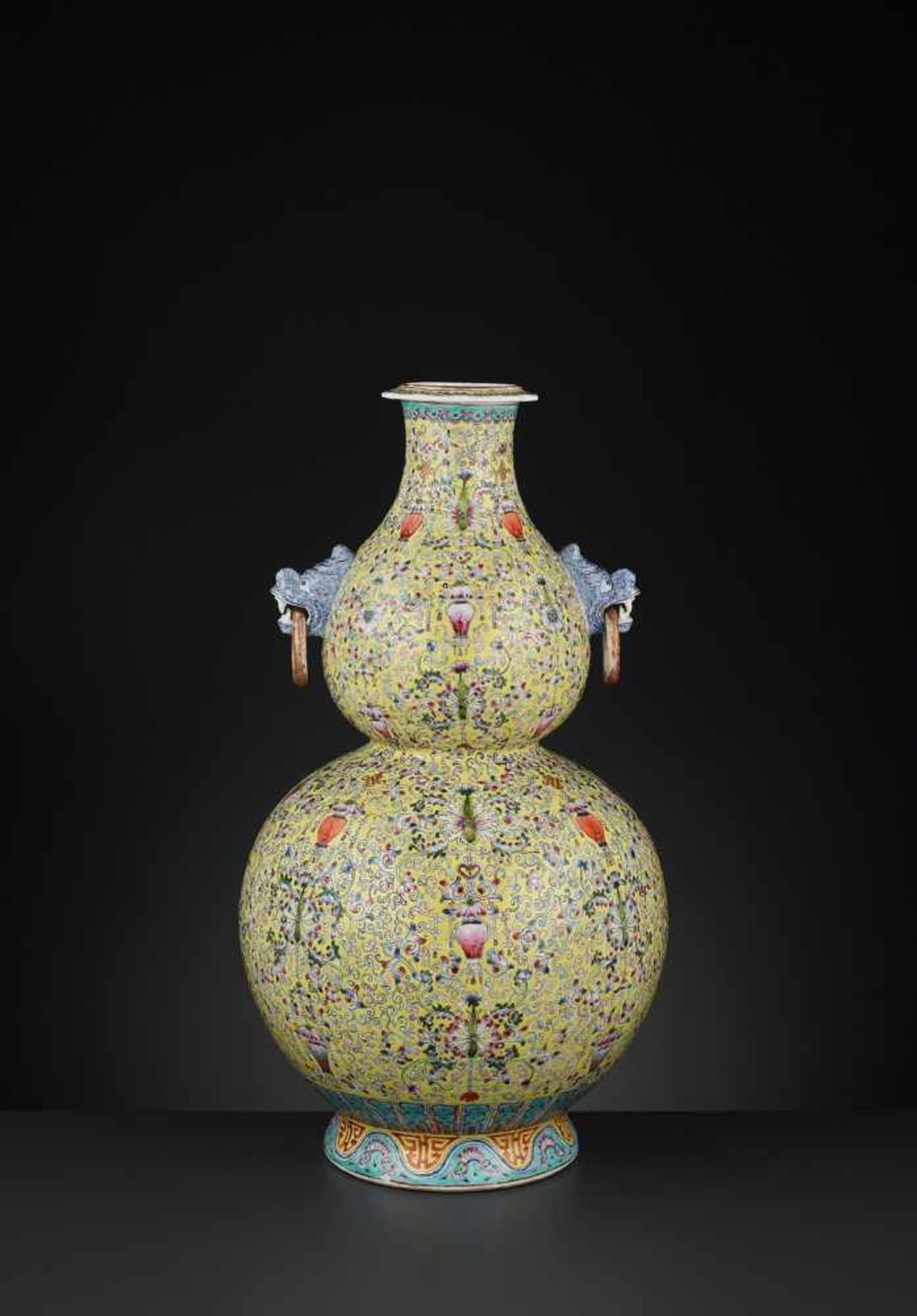 A DOUBLE GOURD VASE, HULUPING, REPUBLIC