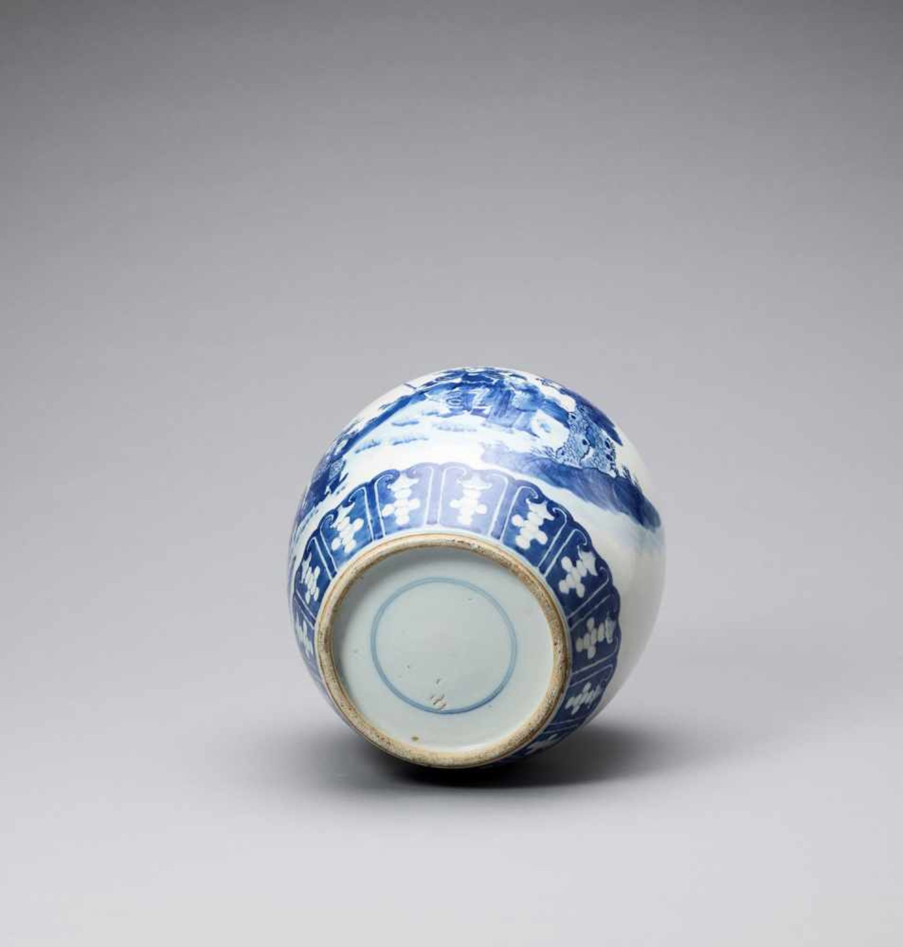 A BLUE AND WHITE GINGER JAR, QING - Bild 6 aus 6