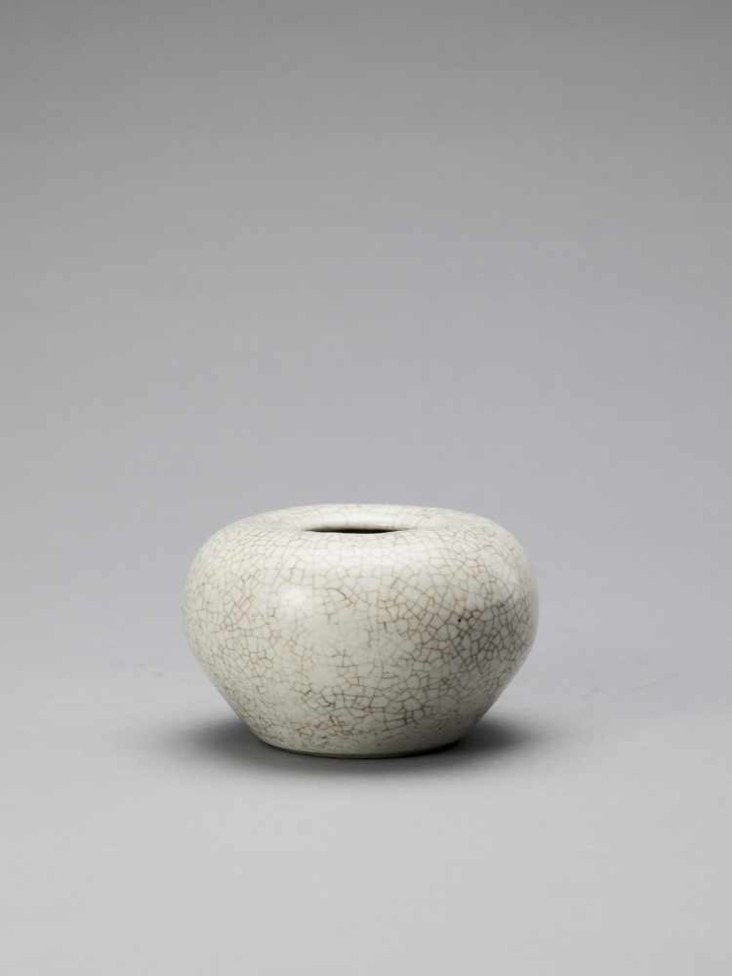 A GE WARE WATER POT, PINGGUOZUN, QING - Bild 4 aus 6