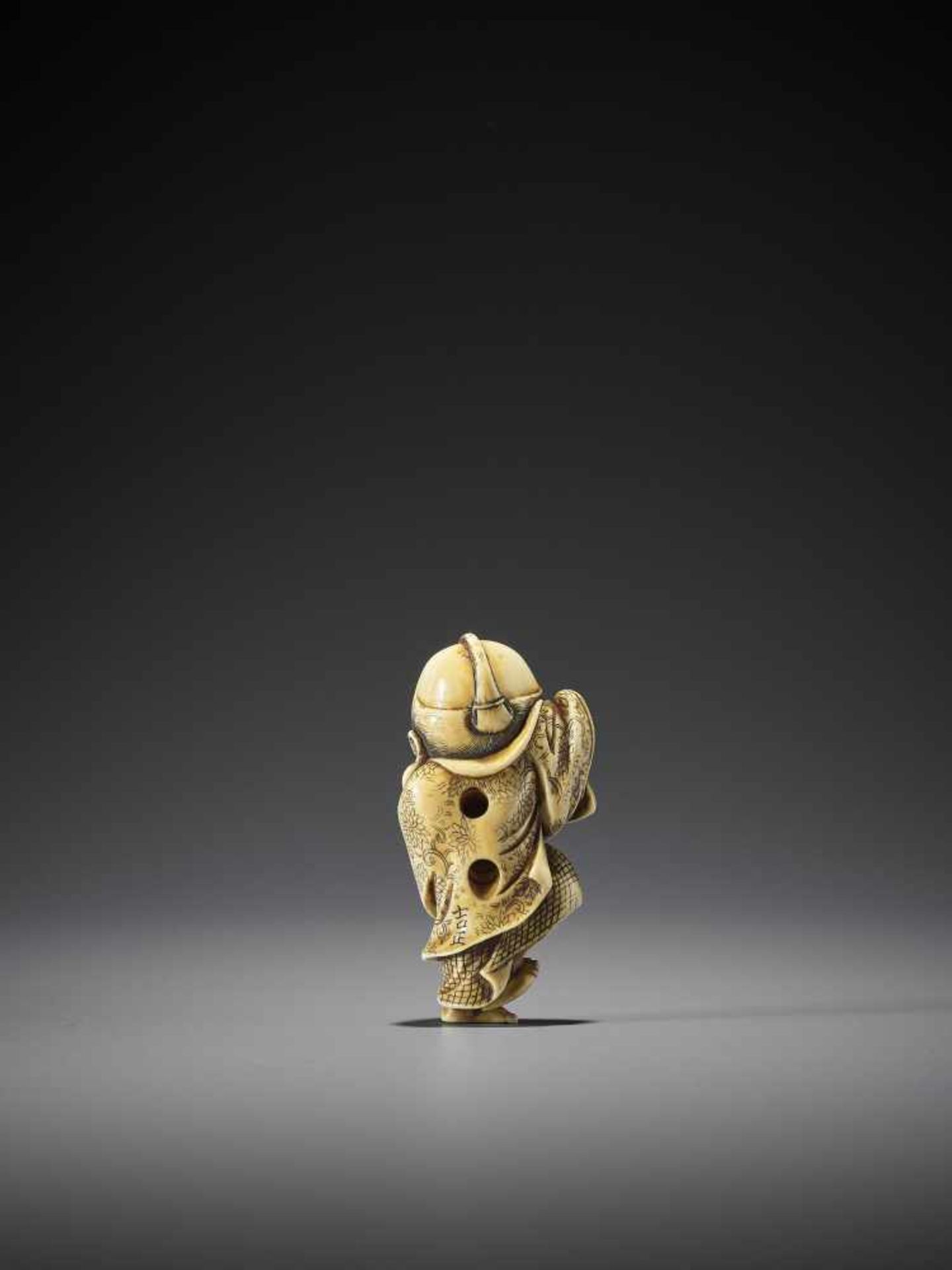 YOSHIMASA: AN IVORY NETSUKE OF FUKUSUKE - Bild 2 aus 10