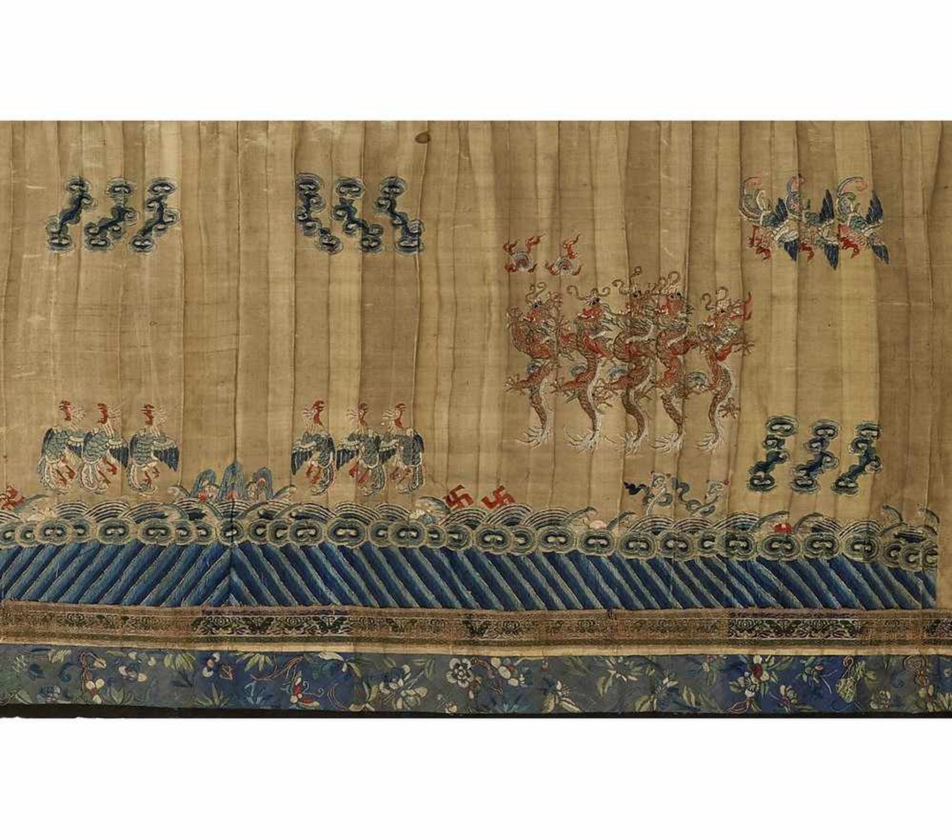 A LARGE EMBROIDERED TEXTILE BAND, QING DYNASTY - Bild 6 aus 6