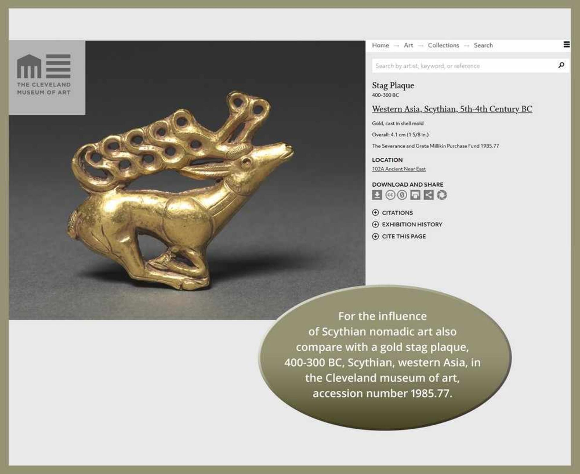 A GOLD ‘STAG-BIRD’ NOMAD CHIEF CAP CREST, NORTHWESTERN CHINA, LATE 3RD CENTURY BC <br - Bild 4 aus 24