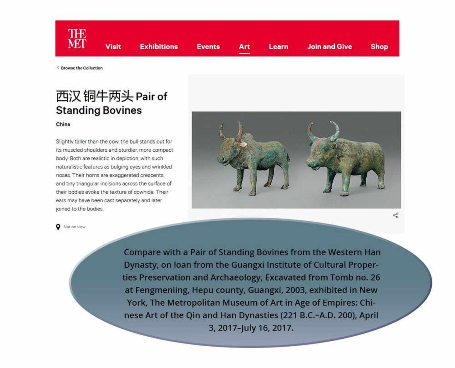 A SUPERB BRONZE FIGURE OF A BULL, LATE WARRING STATES TO EARLY HAN DYNASTY - Image 14 of 14