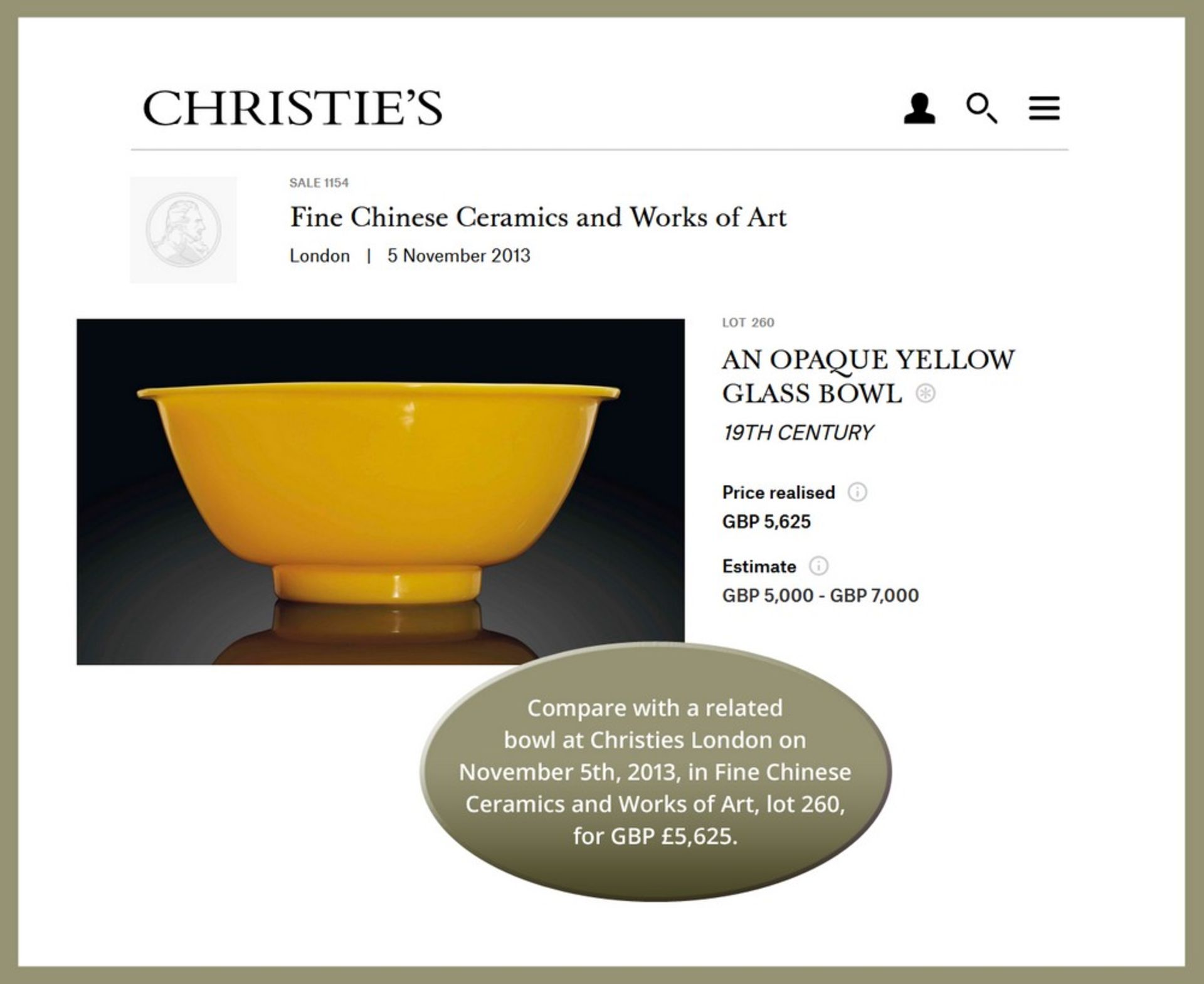 A MUSTARD-YELLOW GLASS BOWL, PROBABLY IMPERIAL, QING DYNASTY - Image 4 of 10