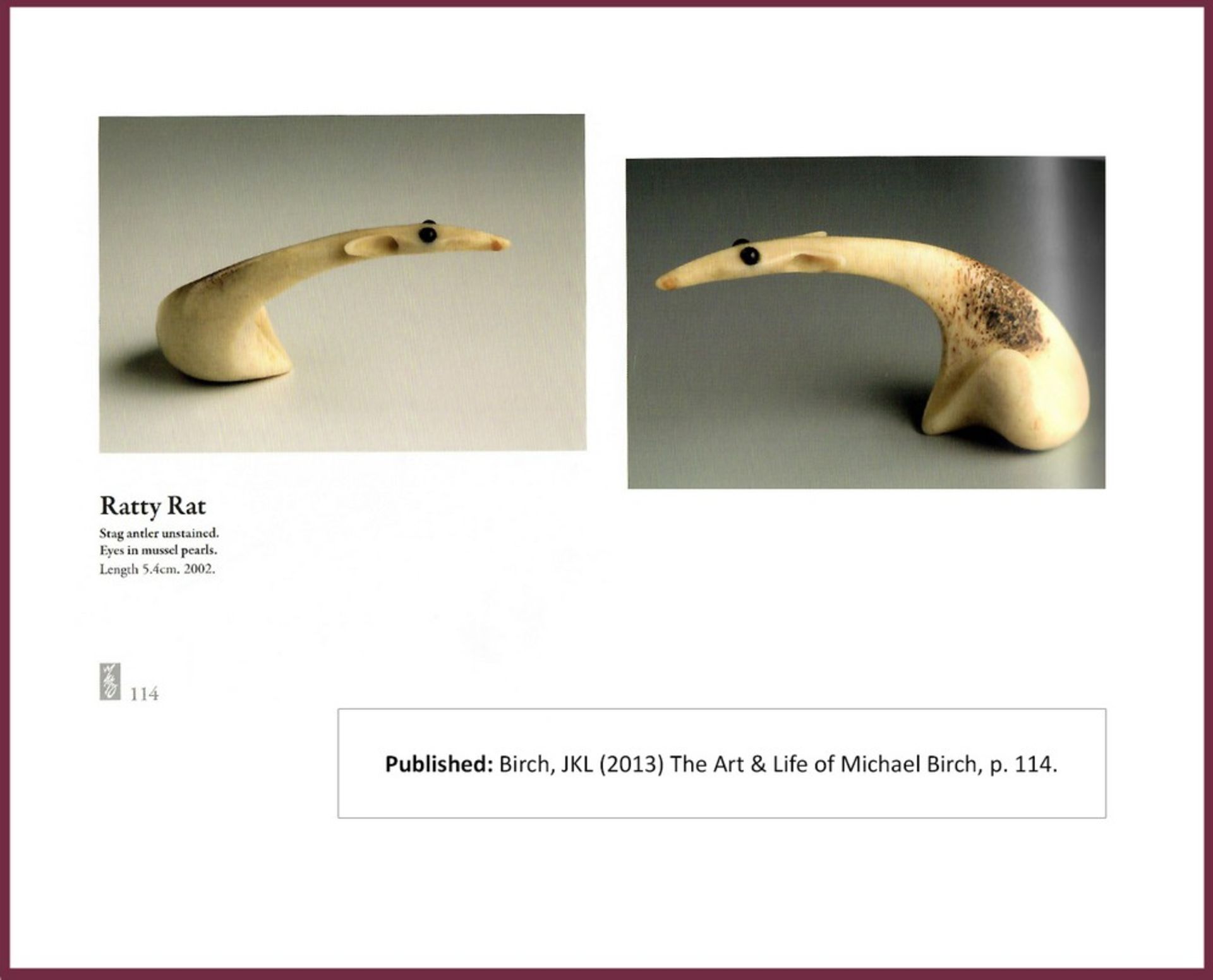 MICHAEL BIRCH: RATTY RAT By Michael Henry Birch (1926-2008), signed with artist’s initials ‘MHB’c. - Bild 3 aus 3