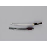 A WAKIZASHI IN KOSHIRAE Japan, 17th-18th century, Edo period (1615-1868)The blade:Shinogi-zukuri and