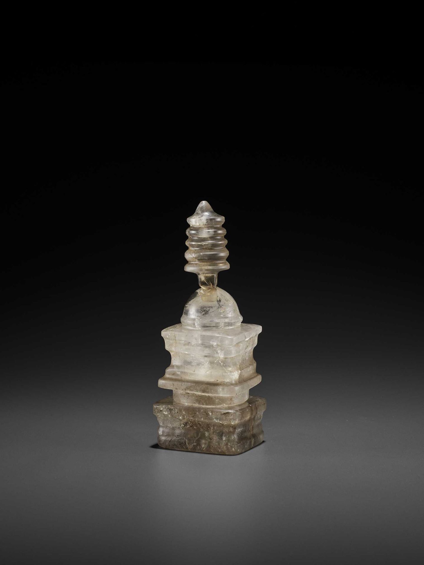 A LAOTIAN ROCK CRYSTAL STUPA - Bild 4 aus 6