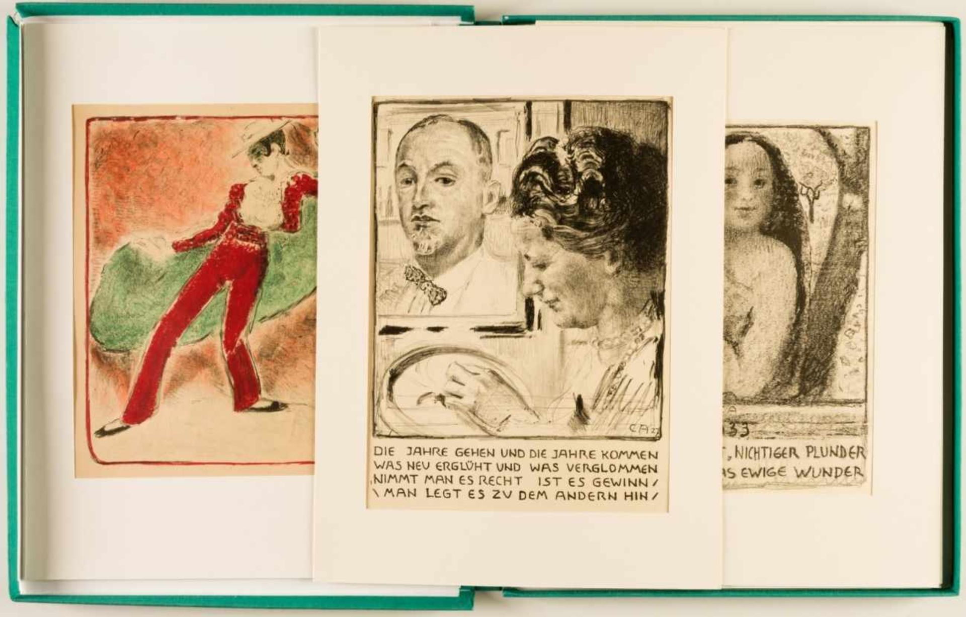 Cuno AMIET (1868-1961)Verschiedene MotiveKonvolut von 18 Graphiken, in der Platte