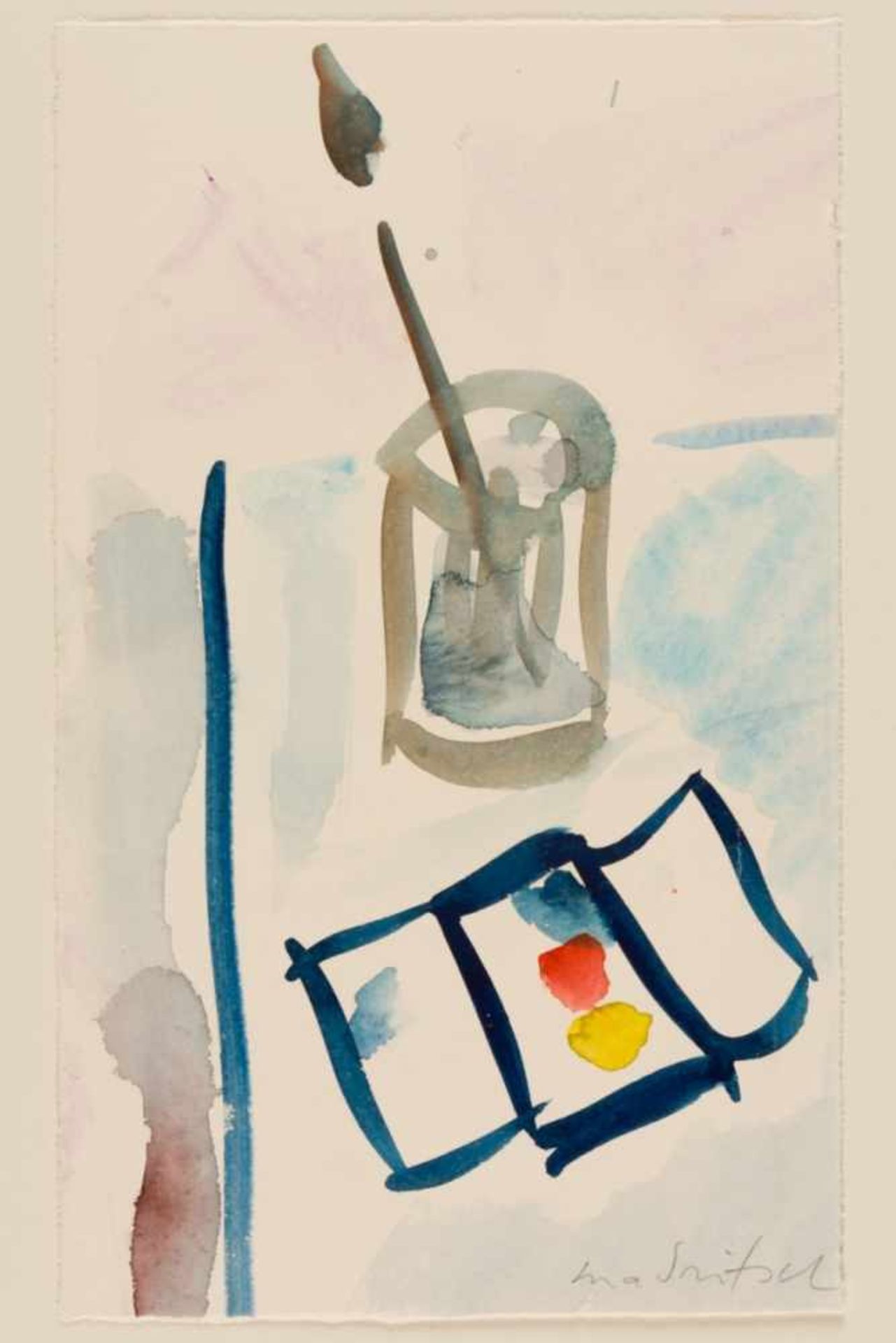 Karl MADRITSCH (1908-1986)StilllebenAquarell auf Papier, mit Bleistift signiert27,5 x 16,5 cmKarl
