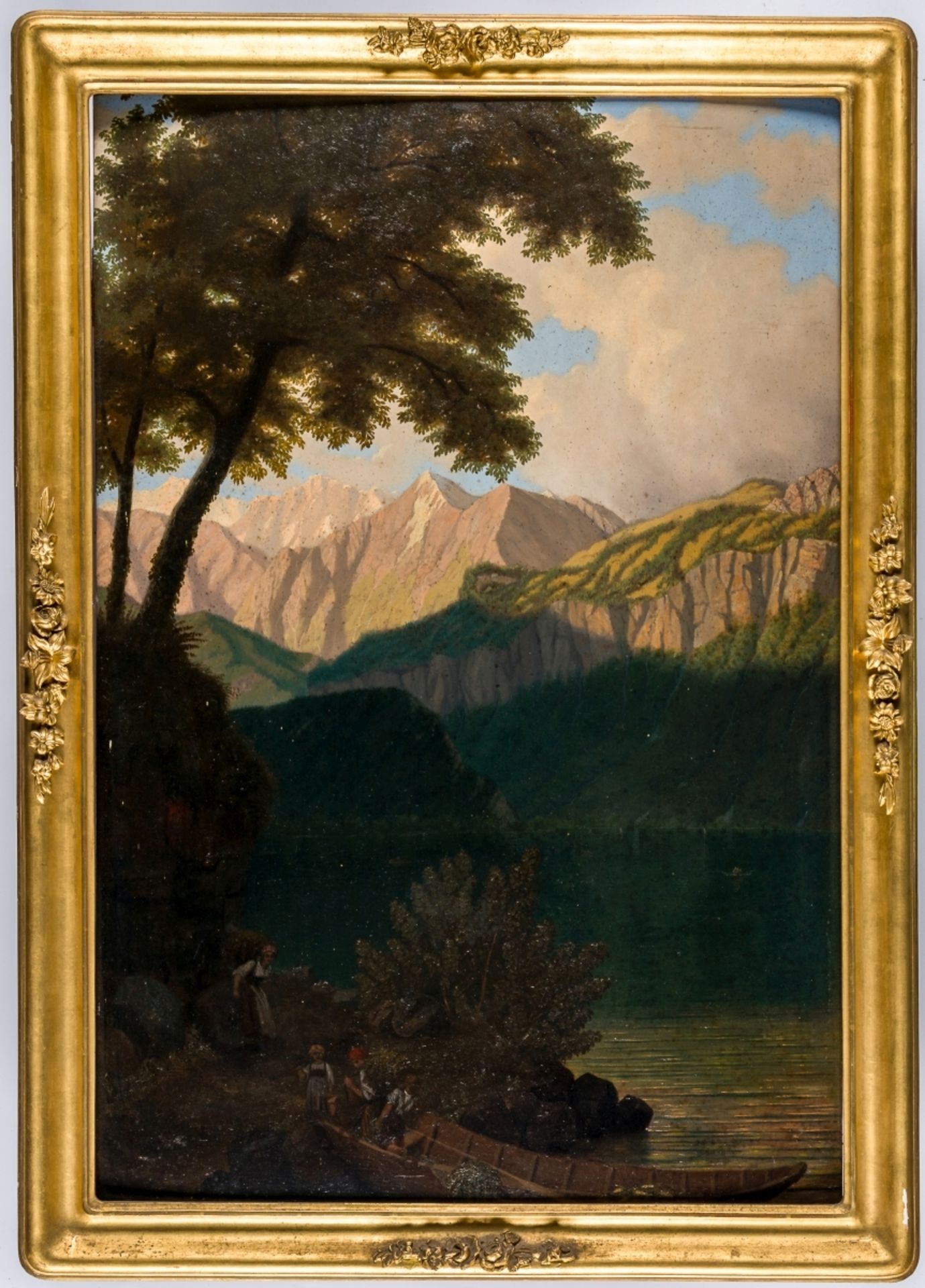 UNBEKANNTER WEST-SCHWEIZER MALER IN DER ART DES ALEXANDRE CALAME - Image 2 of 3