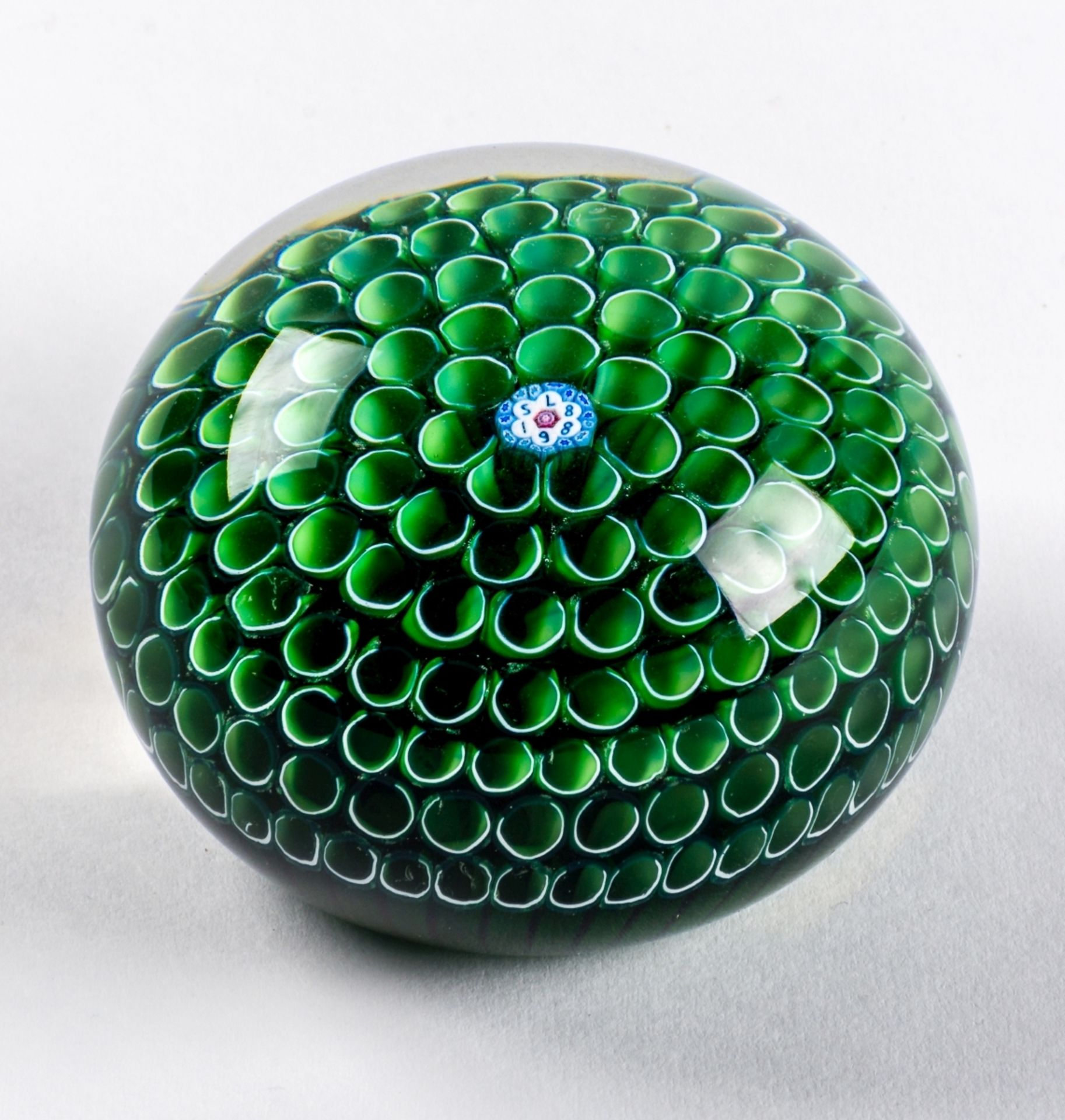 PAPERWEIGHT 'GREEN HONEYCOMB'