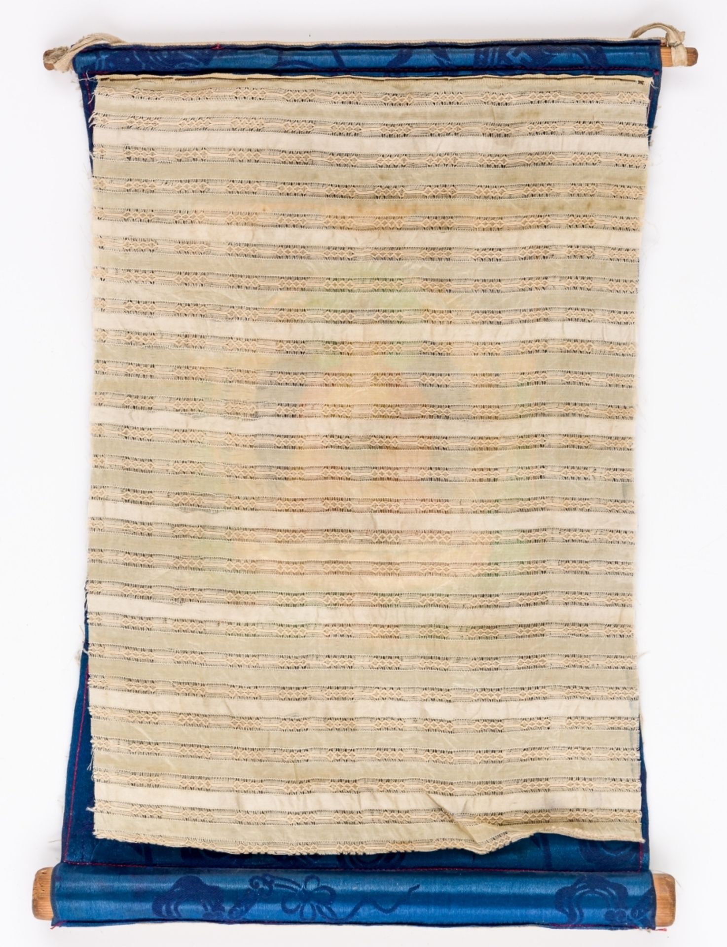 KLEINE THANGKA MIT BUDDHA SHAKYAMUNIMongolei, wohl um 190038 x 28 cm, Bild: 19 x 15 cmProvenienz: - Bild 2 aus 4