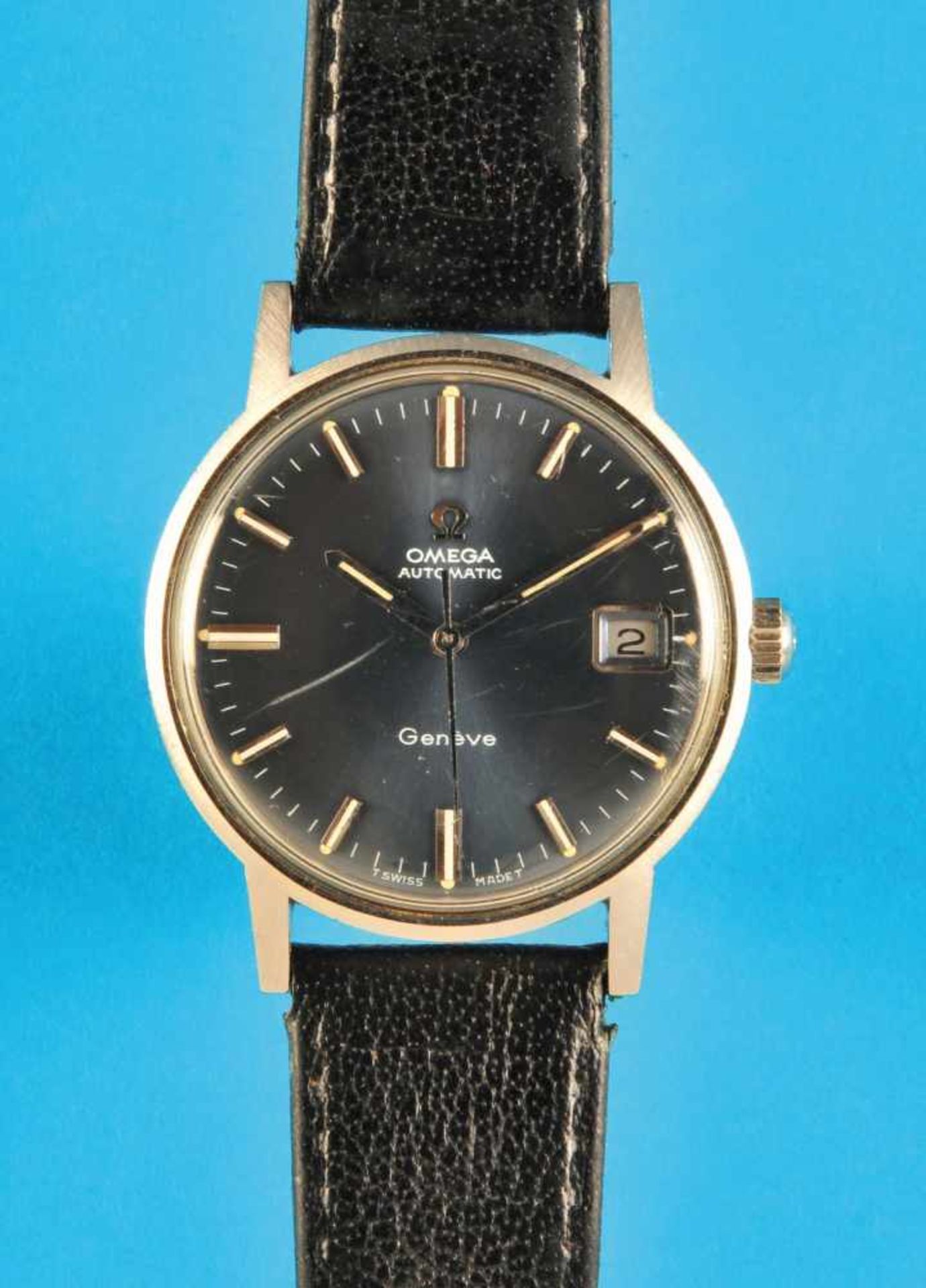 Omega Automatic Genève, steel wristwatch<