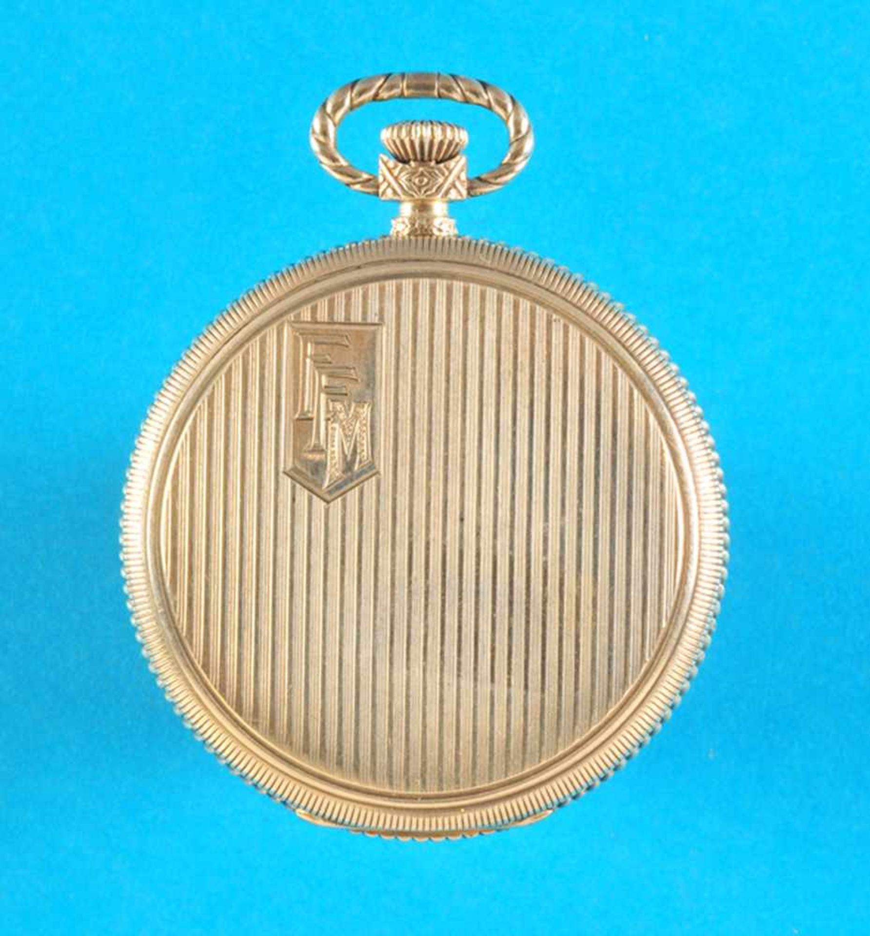 Record Watch Co. Genève, silver pocket watch< - Bild 2 aus 4