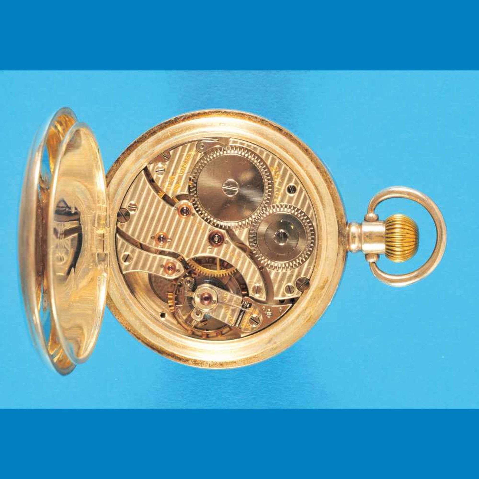 American silver pocket watch, D & S. Gruen, D. & Sons, Cincinatti, Ohio, USA, 1890-98