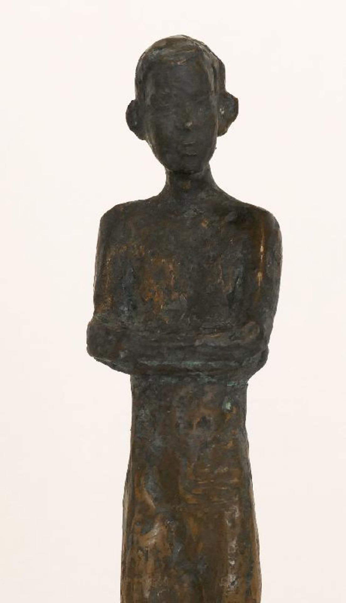 Adner, Heike (geb. 1960 in Wittenberg, lebt in Glienicke bei Berlin) Paul Bronze, 2017, h: 200 mm, - Image 2 of 6