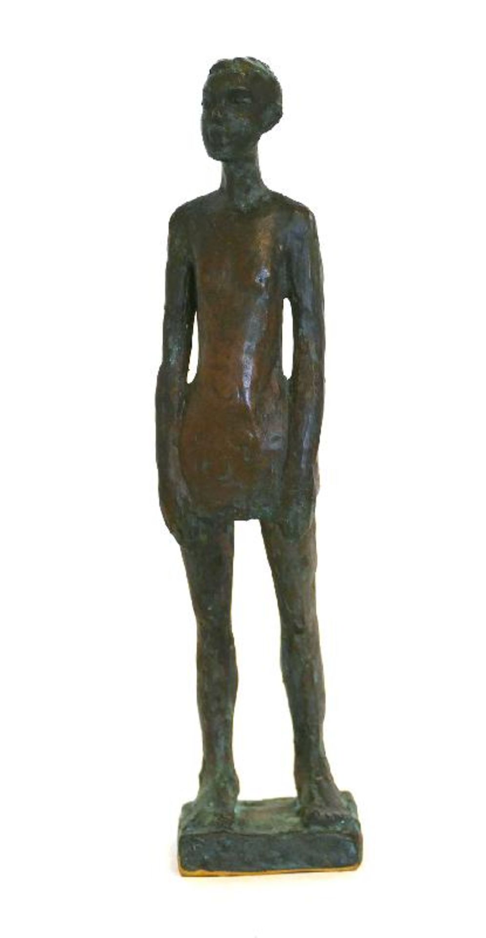 Adner, Heike Pauline Bronze, 2017, h: 187 mm, b: 40 mm, t: 38 mm, sign., dat., bez. (I).