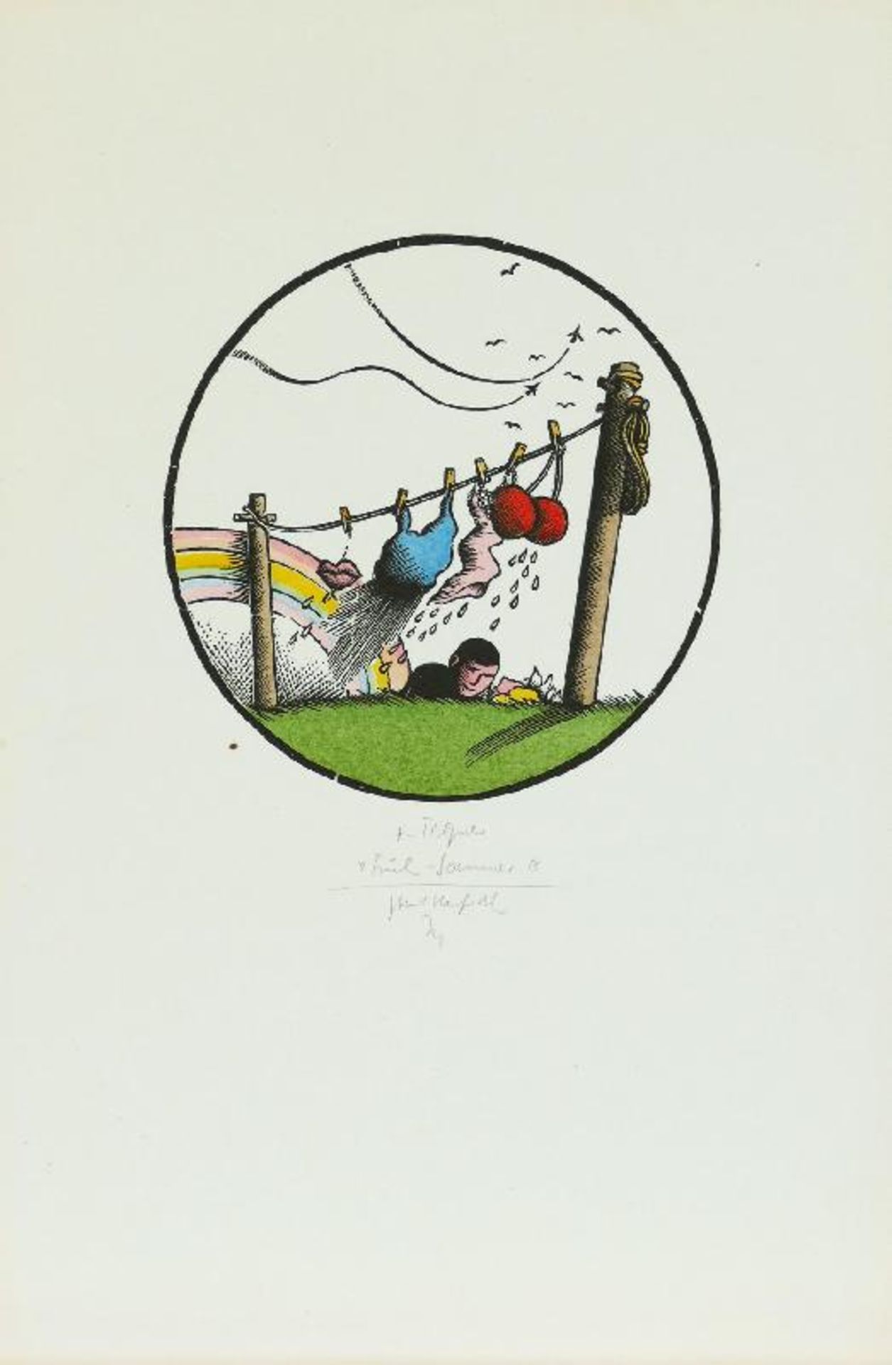 Herfurth, Egbert (geb. 1944 in Wiese, lebt in Leipzig)Konvolut von acht kolorierten Holzstichenzu - Image 8 of 8
