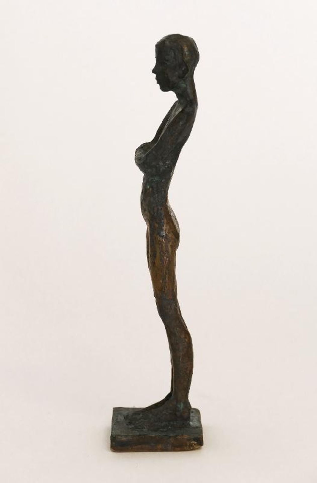 Adner, Heike (geb. 1960 in Wittenberg, lebt in Glienicke bei Berlin) Paul Bronze, 2017, h: 200 mm, - Image 4 of 6