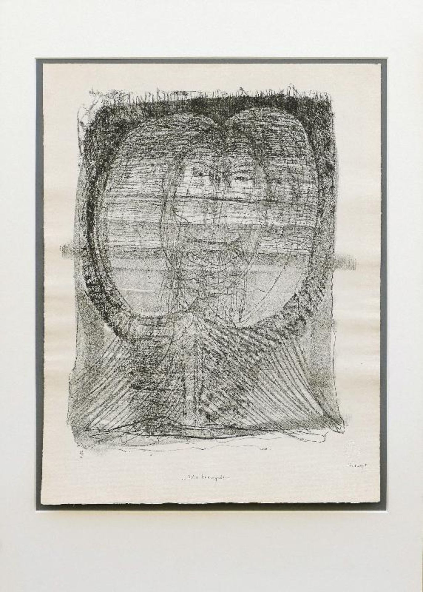 Altenbourg, Gerhard [i.e. Gerhard Ströch] Ein kaltes Brunnengewässer Blatt 4 aus der Mappe: Über - Bild 2 aus 2