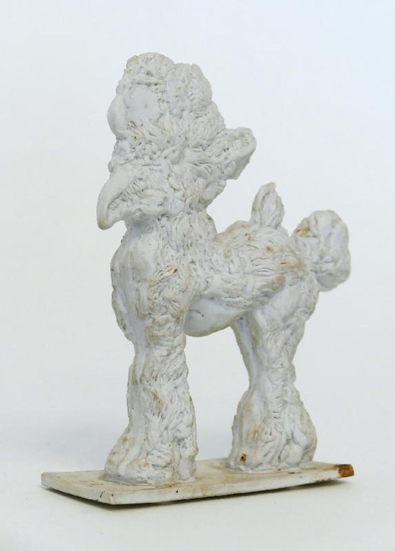 Sagert, Horst (Dramburg/Pommern 1934 - 2014 Berlin)(Fantasietier)Porzellanfigur mit Plinthe, - Bild 3 aus 3