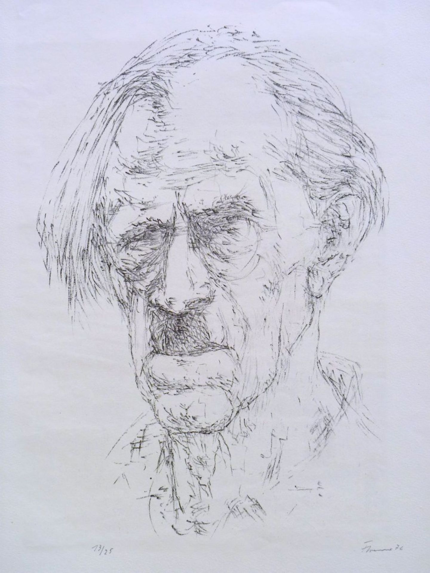 CREMER, FRITZ: "Porträt Otto Nagel", 1976