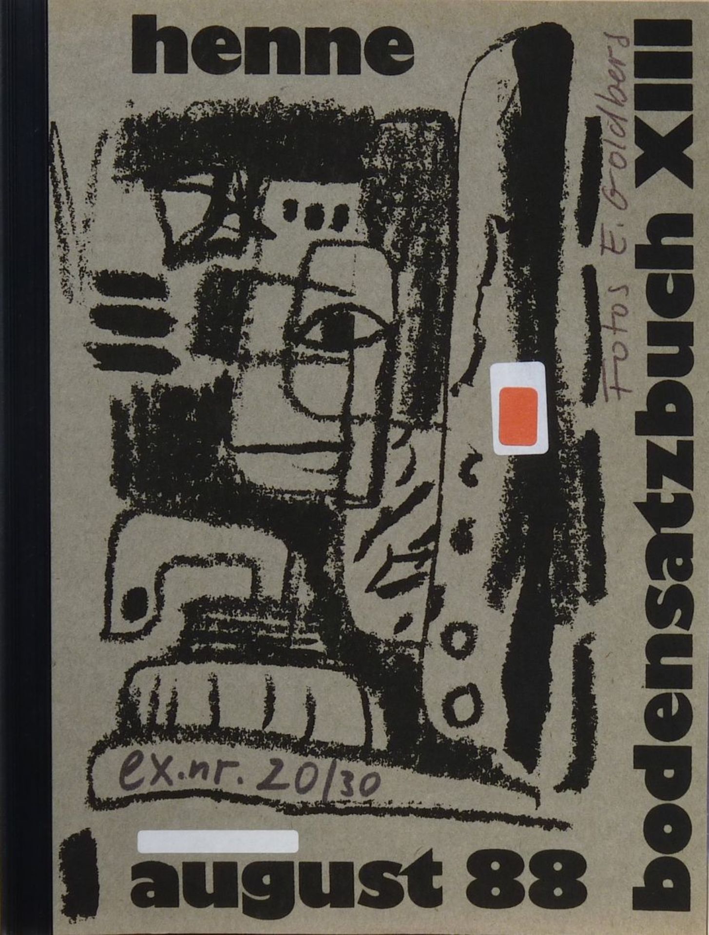 HENNE, WOLFGANG: "Bodensatzbuch XIII", 1988