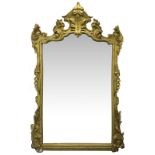 Mirror with gilded wood frame, early nineteenth century. coeval mirror, very good condition. H Cm