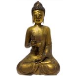 Sculptor from the XIX century. the Bronze Sculptor lost wax depicting Sakyamuni Buddha, in his